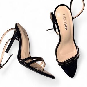 Fashion Nova Elegant Black Heels